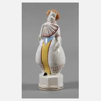 Meißen Teichert Dame mit Fächer111