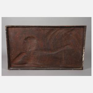 Goldscheider Wien Reliefplatte