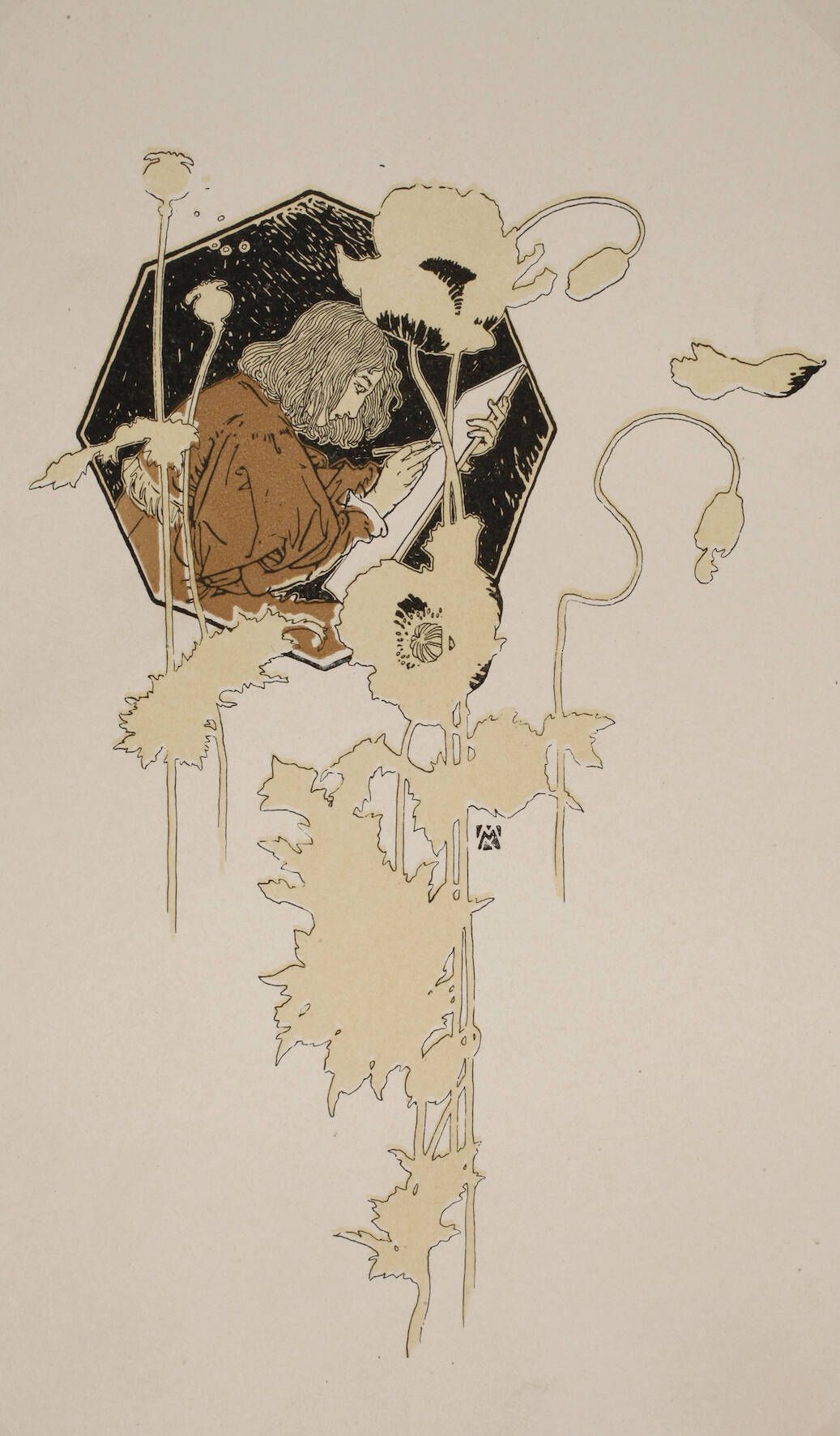 Koloman Moser, Allegorie der Mal- und Zeichenkunst