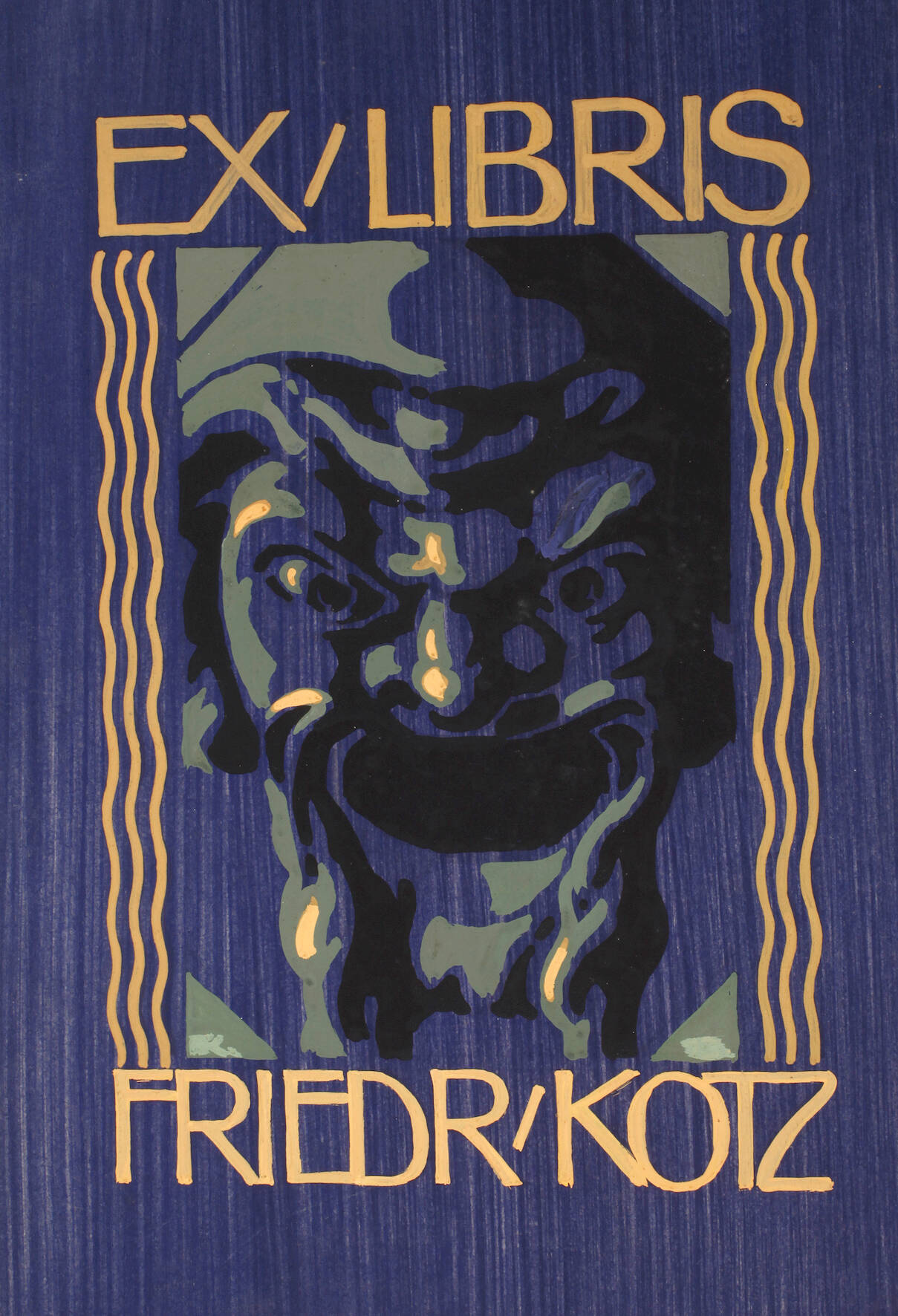 Friedrich Kotz, Entwurf Eigenexlibris