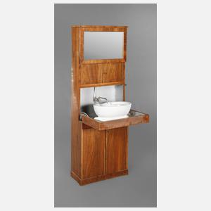 Waschschrank aus einem Schlafwagenabteil