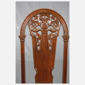 Paar Hochlehnstühle Art decó