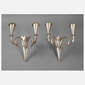 Paar Wandlampen Art déco