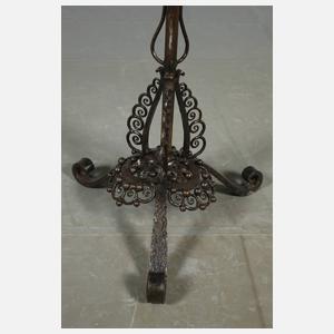 Großer schmiedeeiserner Art déco-Leuchter