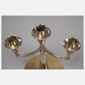 Silber Kerzenleuchter Art déco