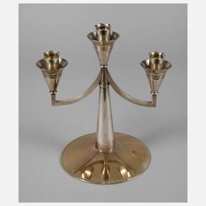 Silber Kerzenleuchter Art déco
