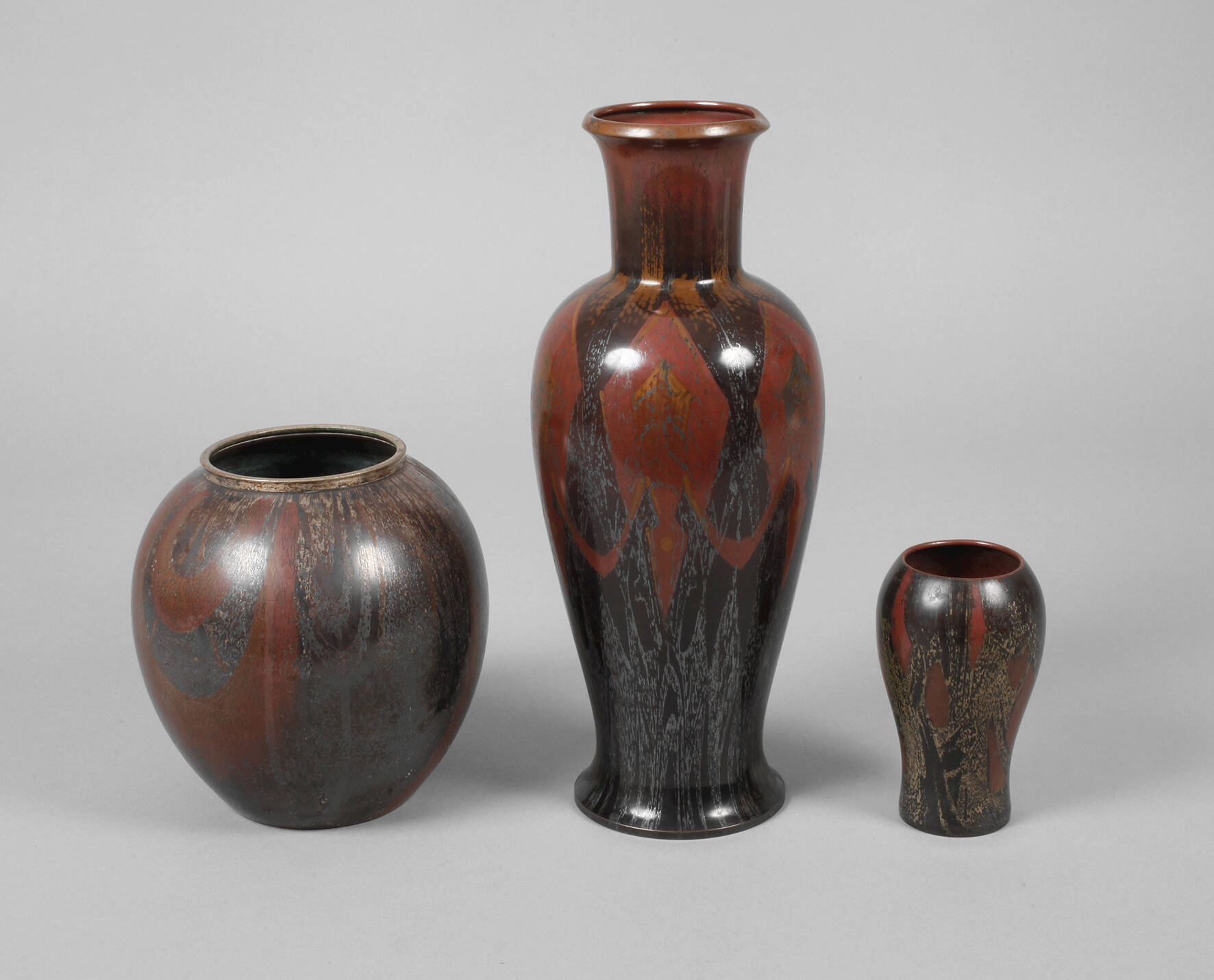 WMF Ikora drei Vasen Art déco