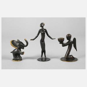 Drei Kleinbronzen Wien