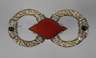 Große Brosche Art déco