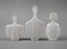 Drei französische Opalglasflakons