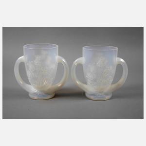 Paar Henkelvasen Verlys France