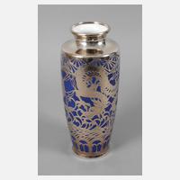 Gräf & Krippner Vase Drachenmotiv in Silberoverlay111