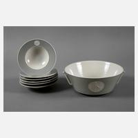 KPM Berlin Set Dessertschalen "Arkadia"111