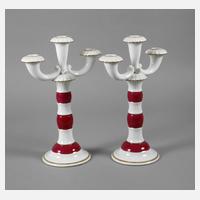 Rosenthal Paar dreiflammige Leuchter111