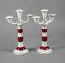 Rosenthal Paar dreiflammige Leuchter