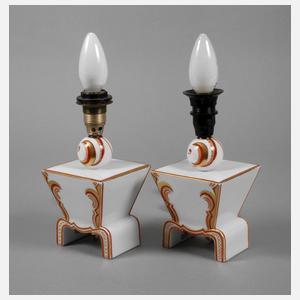 Rosenthal Paar Tischleuchten "Indra"