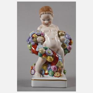 Schwarzburger Werkstätten "Putto mit Blumengirlande"