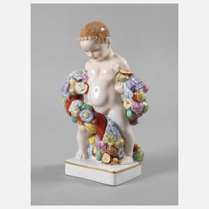 Schwarzburger Werkstätten "Putto mit Blumengirlande"