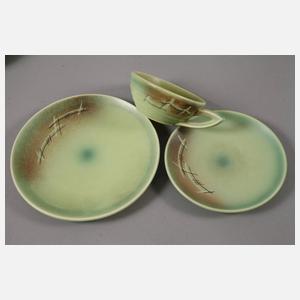 Teeservice Spritzdekor