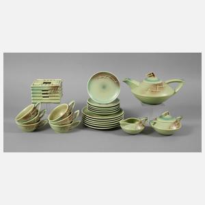 Teeservice Spritzdekor