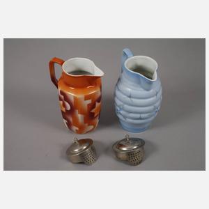 Könitz zwei Kakaokannen