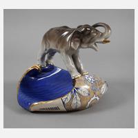 Royal Dux Böhmen Schale mit Elefant111