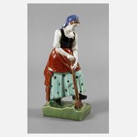 Bäuerin mit Spaten111