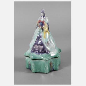 Figürliche Deckeldose