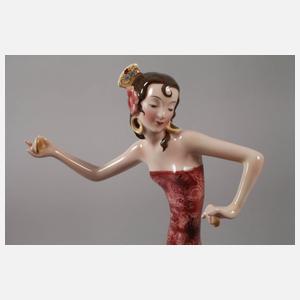 Goldscheider Wien "Spanierin mit Kastagnetten"