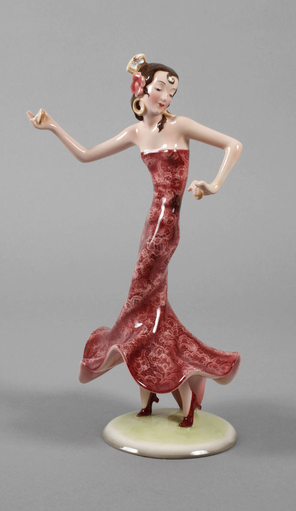 Goldscheider Wien "Spanierin mit Kastagnetten"