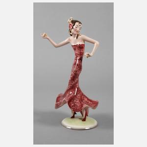 Goldscheider Wien "Spanierin mit Kastagnetten"