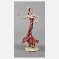 Goldscheider Wien "Spanierin mit Kastagnetten"111