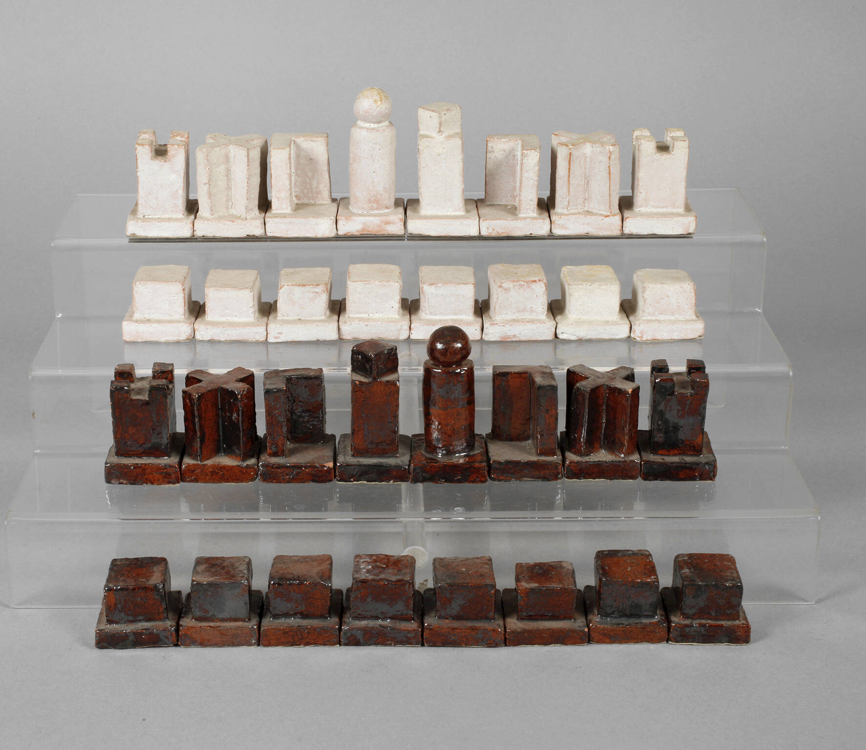 Schachspiel nach einem Entwurf von Hartwig