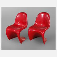 Verner Panton, zwei "Panton-Chairs"111
