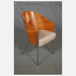 Vier Stühle Philippe Starck