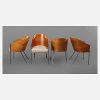 Vier Stühle Philippe Starck111