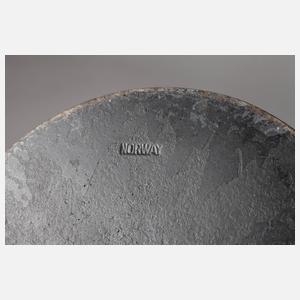 Paar Tischlampen und Leuchter