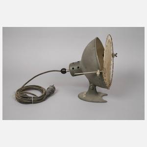 Vier Industrie-Wandlampen