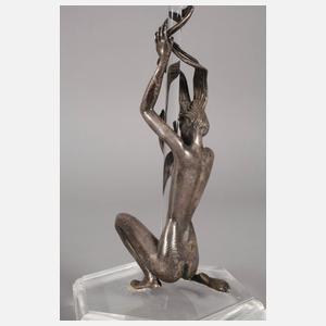 Figürliches Vasenpaar Silber