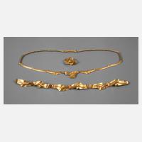 Lapponia Schmuckset in Gold111
