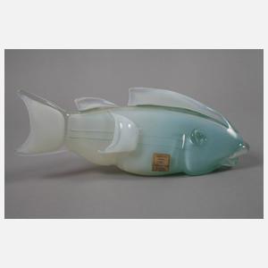 Ermanno Nason drei Fischskulpturen