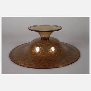 Murano große Schale Kupferaventurin