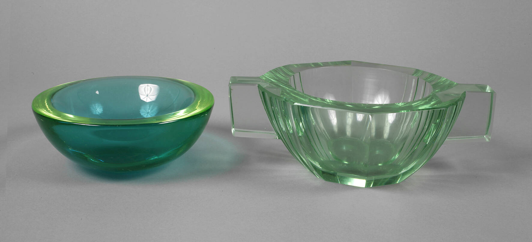 Zwei Schalen Daum Nancy und Murano