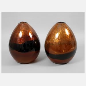 Murano Paar große Designvasen