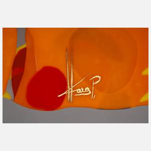 Große Schale Sonnenblumen