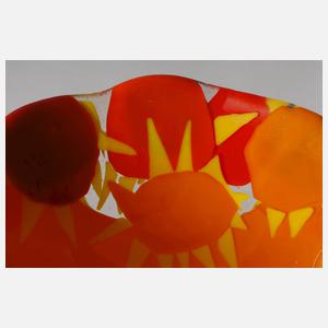 Große Schale Sonnenblumen