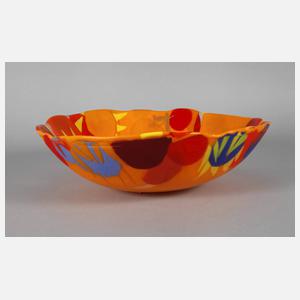 Große Schale Sonnenblumen