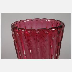 Murano Luftblasenvase