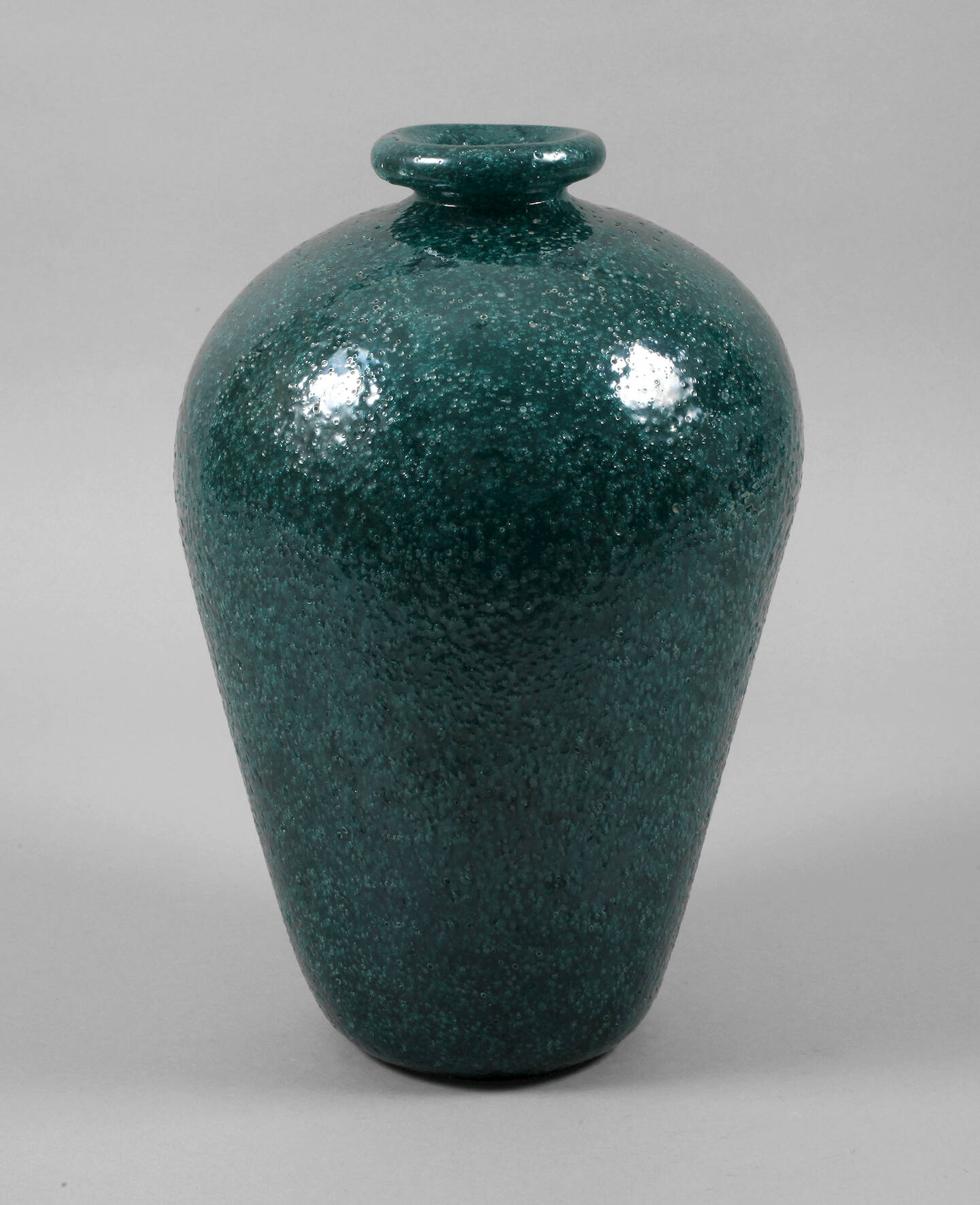 Murano große Schaumglasvase "Pulegoso"