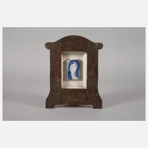 Heinz Werner kleines Wandbild Mädchenkopf